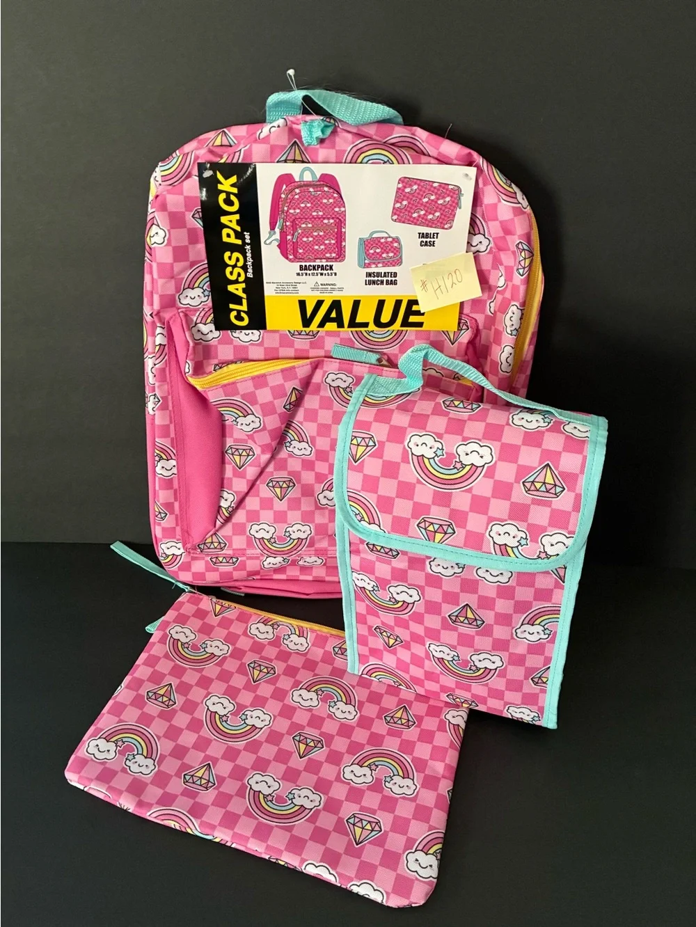 Back to School - Rainbows backpack bundle